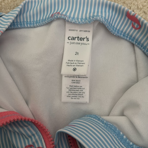 Flamingo Striped Rashguard - Picture 3 of 3